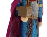 Wooden Christmas Nutcracker, 14&quot;, ROYAL KING,WISE MAN IN BLUE ROBE 30575... - $39.59