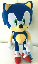 Giant Sonic the Hedgehog Toy 17&quot; tall Stuffed Soft Plush Licensed Kids T... - £23.96 GBP