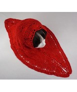 Very bright openwork crochet shawl. RE-1 - $40.00