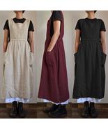 Aprons for Women with Pockets, Kitchen Dress, Apron Dress, Gifts - £22.11 GBP