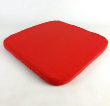 Ikea STAGGSTARR Soft Comfortable Foamy Chair Seat Pad Red 14&quot;x14&quot;x1&quot; - $15.82