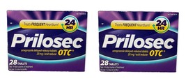 Prilosec OTC Heartburn Relief and Acid Reducer 28 Tablets Pack of 2 Exp ... - £23.34 GBP