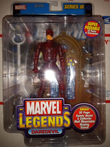 NEW 2002 Marvel Legends Series 3 DAREDEVIL action figure w/ BLUE WINDOW ... - $69.99