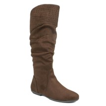 Seven Dials Women Slouch Riding Boots Dillon Size US 5M Brown Suedette - £15.78 GBP