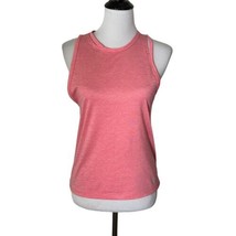 Nike Dri Fit Women&#39;s Red Tank Top Cut Out Sleeveless Workout Size Small - £12.46 GBP