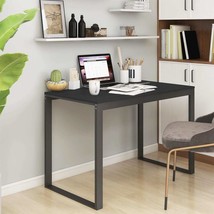 Computer Desk Black 110x60x73 cm Engineered Wood - £88.84 GBP