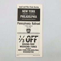 July 1967 Pennsylvania Railroad Timetable New York Philadelphia Newark F... - $12.19