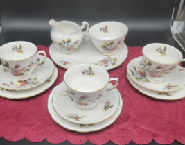 Vintage Queen Anne Tea Set by Ridgeway Potteries 12 pc England Bone China - £44.95 GBP
