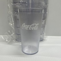 New (12) Coke Coca Cola Restaurant Clear Plastic Tumblers Cups 16 oz Impact - £25.63 GBP