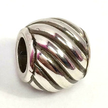 Brighton Rope and Roll Bead J95270, Silver Finish, New - $9.03