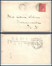 1912 CANADA Cover - to Williamsville, New York USA T8 - £2.37 GBP