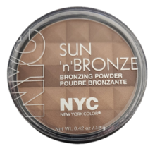 NYC New York Color Wheel Mosaic Face Powder 707 Fire Island Tan NEW Sealed - £31.61 GBP