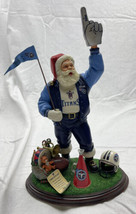 Danbury Mint Tennessee Titans Santa Claus Figurine NFL 2001 Great Condition - £93.44 GBP