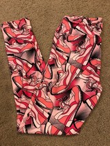 Nwt Lularoe TC Tall Curvy Pink Sneakers Tennis Shoes Breast Cancer Aware... - $18.69