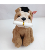 Vintage Russ Luv Pets Bullet Graduation Puppy With Scroll &amp; Cap 6&quot; Plush... - $19.79