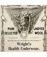 Wright&#39;s Health Wool Underwear 1897 Advertisement Victorian Clothing ADB... - €21,67 EUR