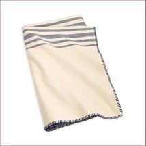 Ralph Lauren Waltham Stripe Indigo Cottage King Blanket Navy Cream $430 - £143.08 GBP