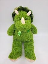 Best Made Toys Baby Dinosaur Triceratops Green Plush 12&quot; Stuffed Toy B311 - £19.74 GBP