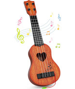 Kids Toy Classical Ukulele Guitar Musical Instrument, Brown - $247.51 MXN