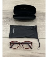 SALVATORE FERRAGAMO EYEWEAR SF2858 613 BURGUNDY 52/15/140 FLEX HINGE G423 - $64.34
