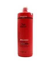Wella Invigo Brilliance Color Protection Shampoo Coarse Hair 33.8 oz - £20.76 GBP