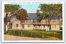 Postcard Municipal Golf Club House Brackenridge Park San Antonio Texas - $7.61