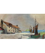 1940s Belgian master Andre Mahieu (1904-1979) Oil on canvas. Antwerp.Zee... - $370.00