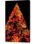 Canvas -Print Autumn Christmas Tree - $38.38