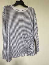 Time And Tru Top Women&#39;s  Stripped XXL Long Sleeve - £8.99 GBP