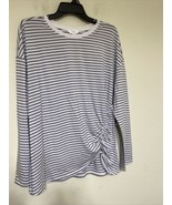 Time And Tru Top Women&#39;s  Stripped XXL Long Sleeve - £8.84 GBP
