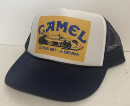 Vintage Camel Racing Hat Formula 1 Trucker Hat Lotus A. Senna snapback N... - $292.93 MXN