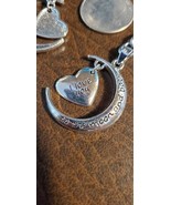 I Love You to the Moon and back keychain key chain - $6.99