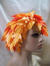 Fall Leaf Wig Woodland Harvest Leaves Autumn Fairy Mythical Forest Tree ... - $11.95