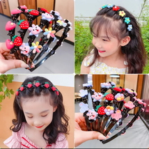 Cinta para el pelo con flores para niñas, bandanas de fresa hechas a mano - £11.05 GBP