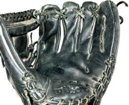 Wilson A500 black leather 11 inch RHT baseball glove, Broken-in, Soft an... - $784.21 MXN