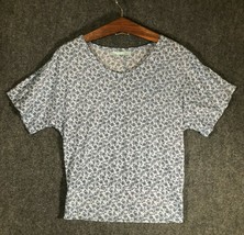 Maurices T Shirt Womens Medium Short Sleeve Stretch Size M Regular Fit Floral - £9.43 GBP