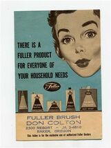 Fuller Brush Brochure Household Needs 1950's - $13.86