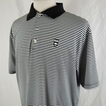 Peter Millar Polo Golf Shirt Summer Comfort WGA XL Stripe 3 Button Poly ... - $28.99