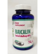 BAICALIN 120 Capsules Skullcap Root 80% Extract Food Supplement Health - £19.52 GBP