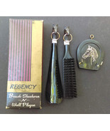 Vintage 1970 Regency Horse Head Brush, Shoehorn and Wall Plaque in Origi... - £11.00 GBP