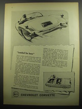 1955 Chevrolet Corvette Ad - Loaded for bear - £14.00 GBP