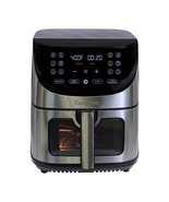8 Qt. Silver Air Fryer with Digital Touch Screen, 12-Cooking Presets - $436.26 CAD