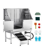 VEVOR 50 Inch Stainless Steel Dog Washing Station, Pet Grooming Tub (Lef... - $1,267.08 CAD
