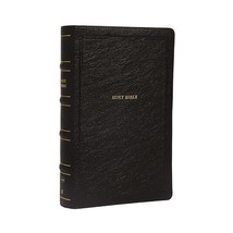 Holy Bible: New King James Version, Reference Bible, Personal Size, Black, Leath - £34.35 GBP