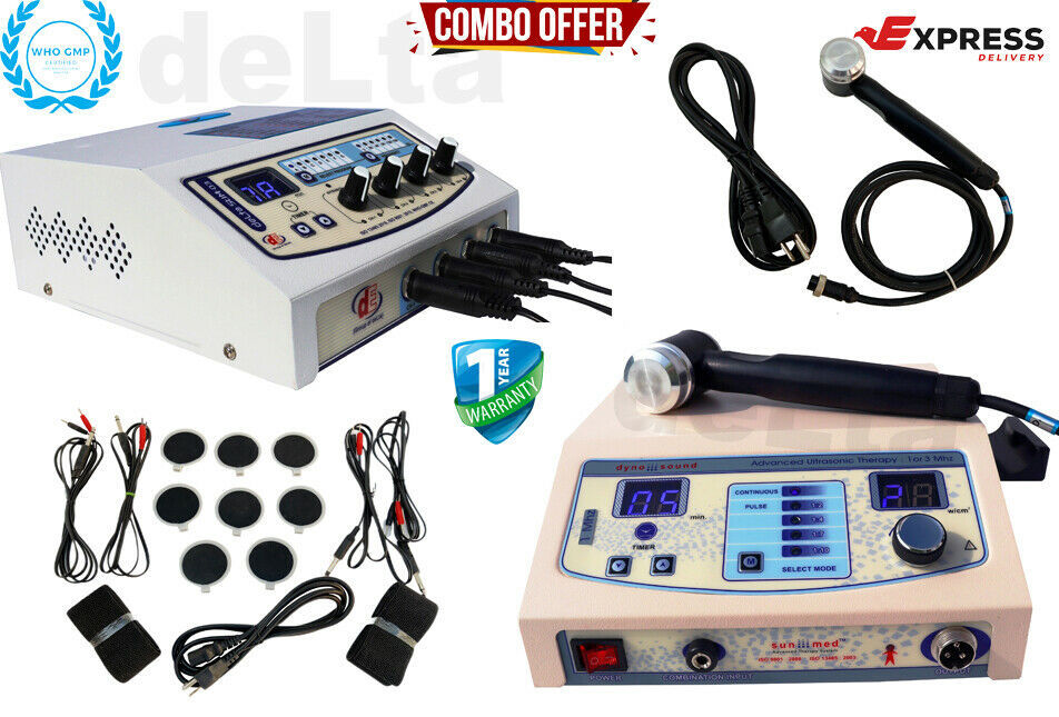 Ultrasound Therapy 1 Mhz AND Electrotherapy 4 Channel Machines - combo o... - $123.75+