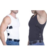 Men&#39;s Top Holster T-shirt Concealed Carry Tank Clothing Wear Vest for Carry - £34.61 GBP+