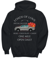 Loads of Love, black hoodie. Model 60056  - £23.91 GBP