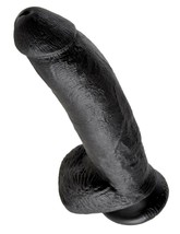 King Cock 9 Inch Cock With Balls Dildo Realistic Real Feel Dong New - £38.74 GBP