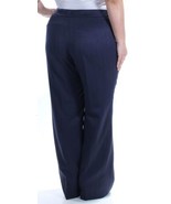 Le Suit Womens Straight leg Wear To Work Pants Size 10 Color Navy - £42.64 GBP