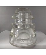 Vintage Hemingray #45  24-48 made in USAClear Glass Insulator. CHIP FREE - $8.09 CAD